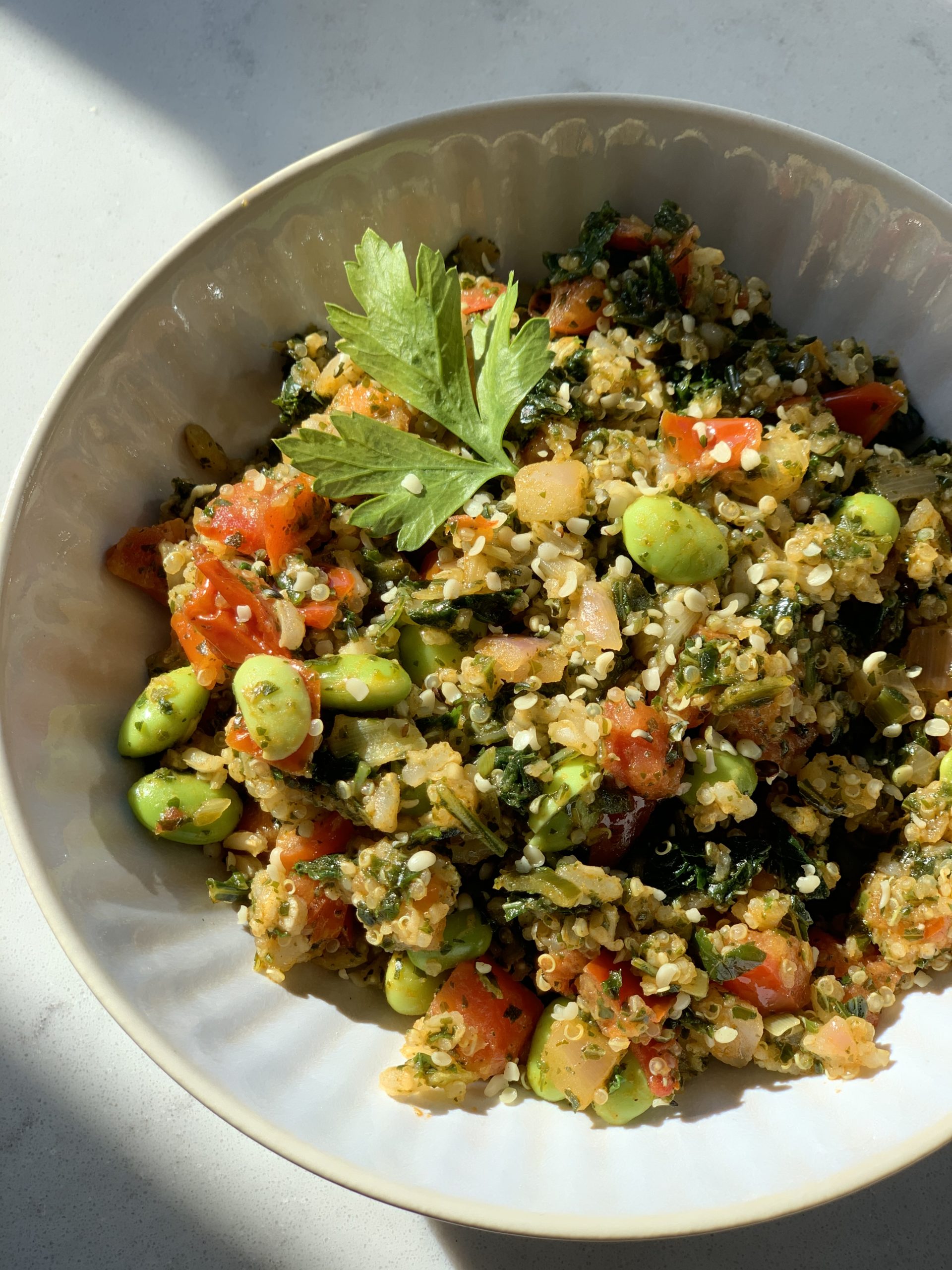 Edamame Salad | Veganit